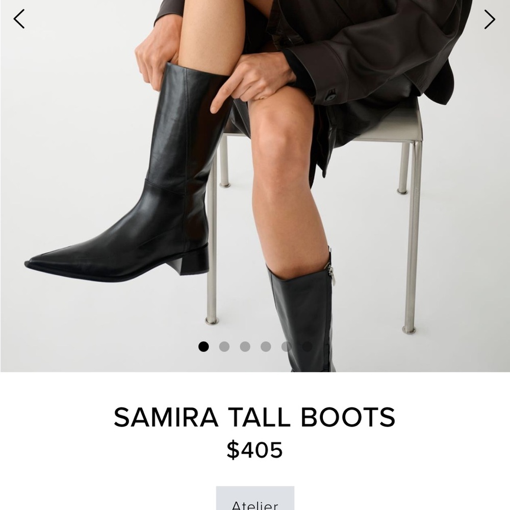 Women's Black NWT Heeled Samira Boots Bought these